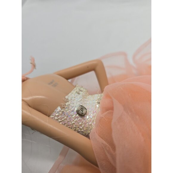 Barbie Peaches 'n Cream 1984 Mattel Replacement Dress Gown On Doll- FLAWED AS IS - Picture 4 of 16